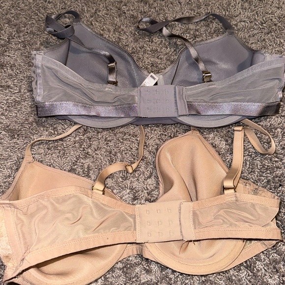 2 SOMA size 36DD Lightest Lifts bras tan gray adjustable straps - Picture 10 of 15